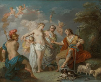 The Judgment of Paris by Étienne Jeaurat